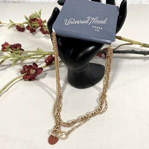 NWT Universal thread 3 chains into one necklace custom​​​​​​​​​​​​​​​​​​